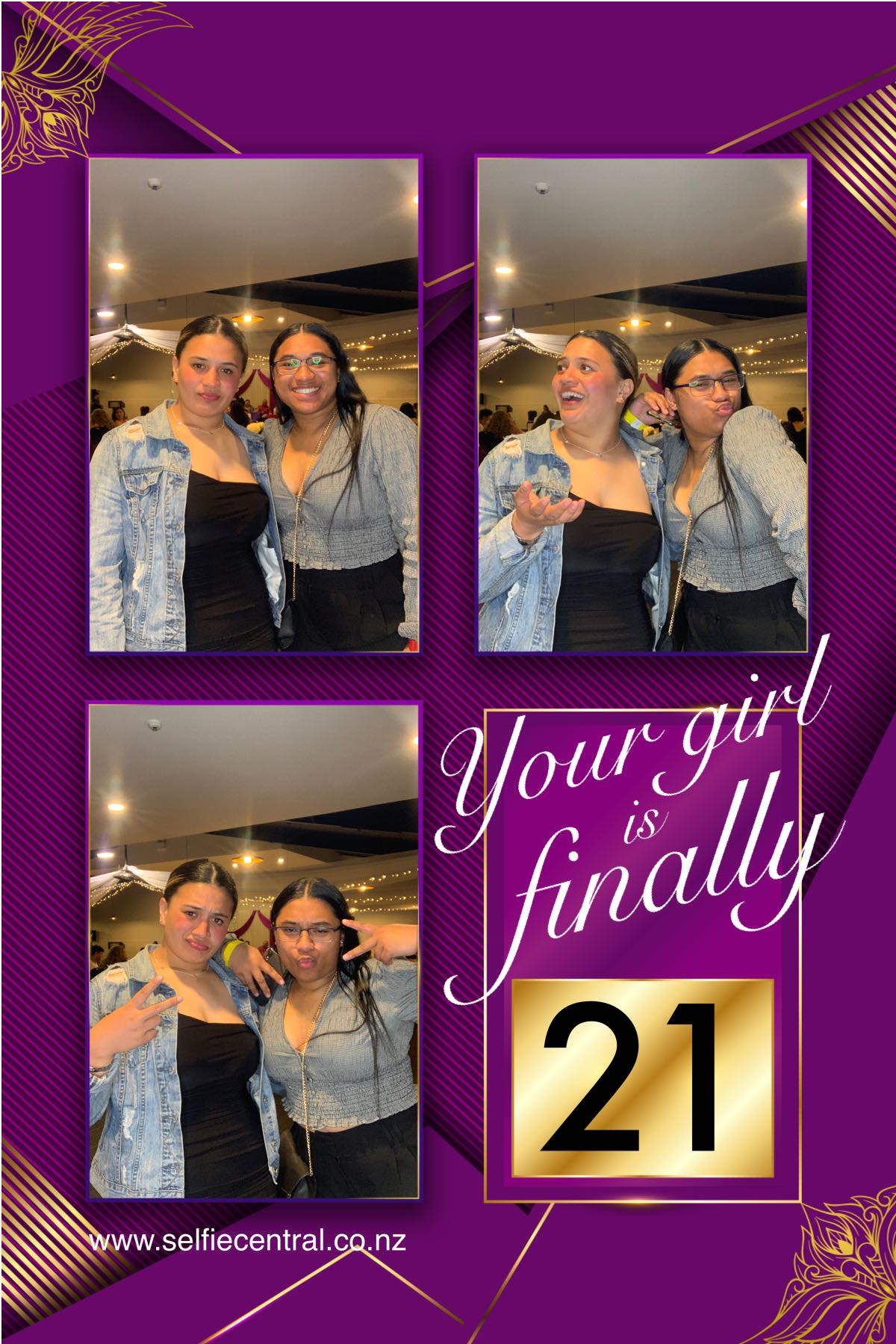 Your girl is finally 21 | View more photos from the event at gallery.photobooth.co.nz/u/SelfieCentral/Your-girl-is-finally-21